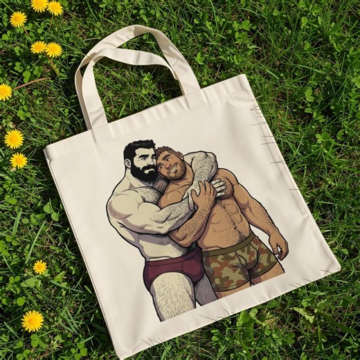 Gay Bear Tote Bag Muscle Bear Art Bag Bear Pride Tote Bag LGBTQ Pride Gift Gay Men Accessory Woof Bear Design Gay Daddy Gift Idea - Etsy