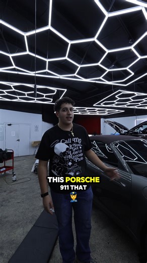 We’re finishing this Porsche 911 with a full paint protection film...