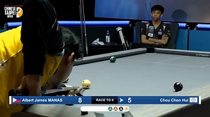 AJ Manas up and running! 👌💫 #WNT #ChineseTaipeiOpen 🌟 | Matchroom Pool