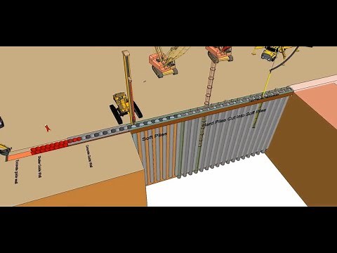 Secant Pile Shoring Works