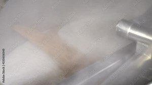 Process of fermentation and filtration of beer inside the vat