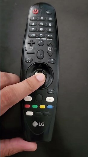 LG TV Magic Remote Turn on/off the Pointer Smart TV