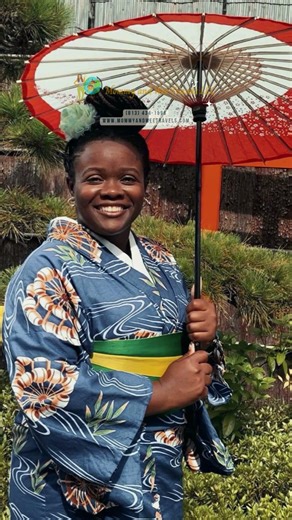 Tokyo strolls cute kimono moments with the kids! #shorts