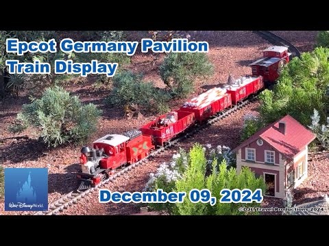 Epcot Germany Pavillion Train Display | December 09, 2024