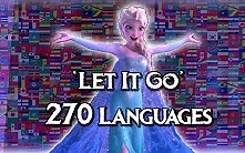 用270种语言演绎《Let It Go》