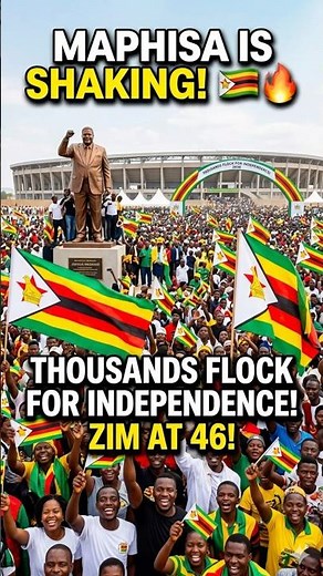 MAPHISA IS SHAKING! 🇿🇼 Thousands Gather for Zimbabwe Independence 2026! 🔥 #shorts