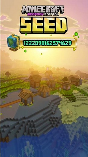Minecraft BEST SEED for speedrunning #minecraft #shorts