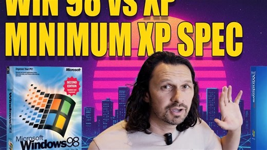 在最低配置硬件上测试 Windows 98 和 XP——结果令我惊讶