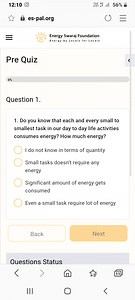 12:10 LTE1  Vol ​↓↑4G​,ll56\%es-pal.orgEnergy Swaraj Founda... | Filo