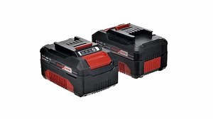 Original Einhell Volks.Akku PXC-Twinpack 4,0 Ah Power X-Change (Li-Ion, 18 V, 2X 4,0 Ah, für alle PXC-Geräte geeignet, proaktives Batteriemanagement, situativ angepasste Ladezyklen)