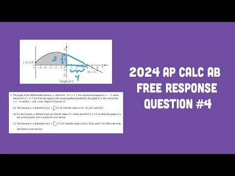 2024 AP Calculus AB FRQ #4
