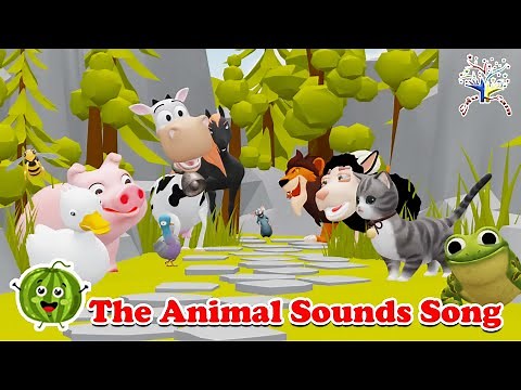 The Animal Sounds Song H4 Hooray Animal Sounds | Cat, Dog, Pig | Edufam Kids Song and Nursery Rhymes