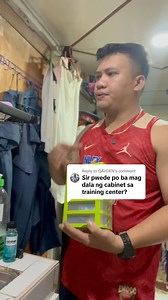 7.8K views · 357 reactions | Sir pwede ba mag dala ng cabinet sa training center | Sir Nick | Facebook