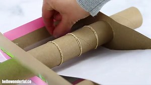 DIY Cardboard TV Craft