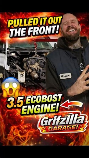 Ford Transit FRONT Engine Pull!