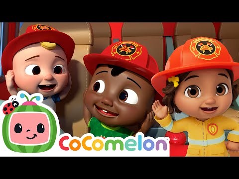 Fun Fire Engine Song🚒 | Vehicles | Nina's Familia | CoComelon Nursery Rhymes & Kids Songs