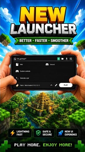 I find The Best Minecraft Launcher For Android 2026 🤯 (better than Mojo Launcher) ❤️‍🔥