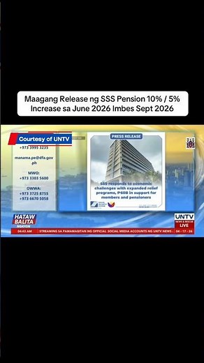 SSS Pension 10% Increase June 2026 – 3-Year Reform Breakdown (2025-2027) | No Contribution Hike