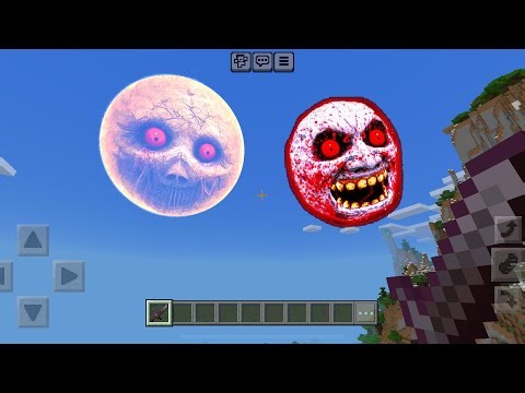 Lunar Moon and Red Sun MOD in Minecraft PE