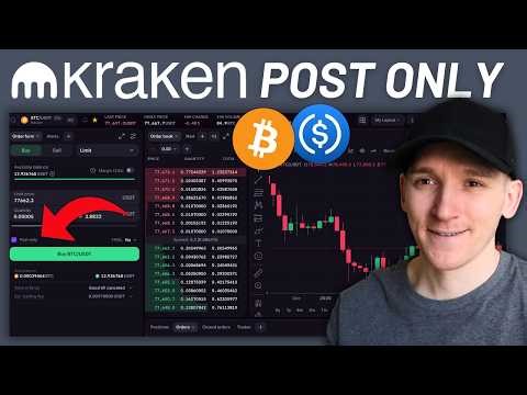 Kraken Post Only Order Type Tutorial (Post Only Explained)