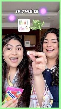 😍Viral MENTOS challenge to reveal my sister’s income🤑 #ytshorts #foodshorts