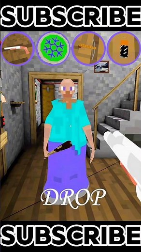 minecraft granny mod all weapon test 🔥#granny #shortsfeed #trending