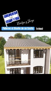 🏡✨ Esta casa de 7x14m2 está diseñada para aprovechar al máximo un terreno pequeño, ofreciendo una distribución eficiente y cuidando la ventilación e iluminación natural. 🌞🍃🔹 Planta baja: Incluye una sala cómoda, una cocina funcional conectada al comedor, un área de lavandería, 1 dormitorio, y 2 baños completos. 🛋️👨‍🍳🛏️🔹 Segundo nivel: Cuenta con 3 dormitorios con clóset y 1 baño compartido, además de un dormitorio principal con su propio baño y acceso a un balcón frontal. 🌅Una casa que