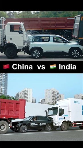 India vs China Crash Test 🔥 Tata Sierra EV vs Chinese Car | Who Wins?