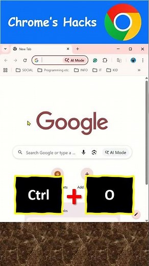 How to Open a Local Computer File in Chrome Browser using Shortcut Keys