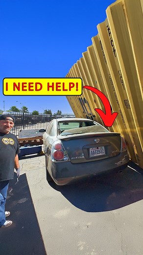 46K views · 670 reactions | Container Tips Over and CRUSHES Nissan Altima! | Pepe's Towing | Facebook