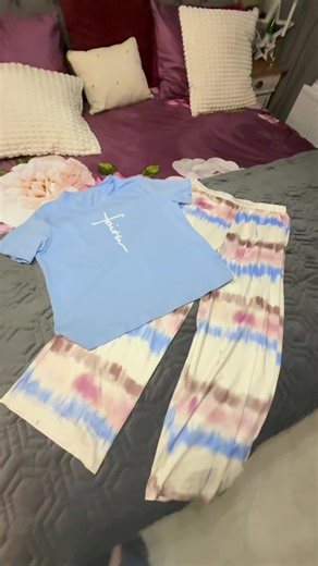 These can be worn as daywear or as pyjamas #pyjamas #nightwear #cozyvibes#bedtime #allseasonwear