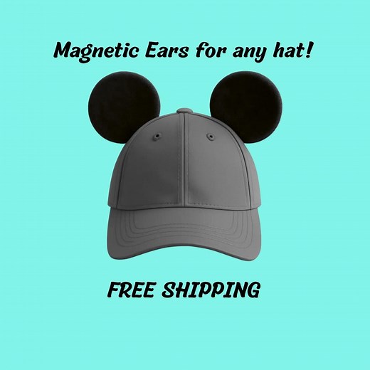 Magnetic Disney Ears for Men Disney Ears for Dad Disney Ears for Boy Disney Ears for Guy Mickey Ears for Men Mickey Ears for Dad Mickey Ears - Etsy