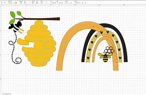 Mega Bee Svg, Bee Hive Svg, Bee Png, Honeycomb Svg, Bee Clipart, Queen Bee Svg, Honey Bee Svg, Cute Bee Svg, Bumble Bee, Cricut - Silhouette - Etsy