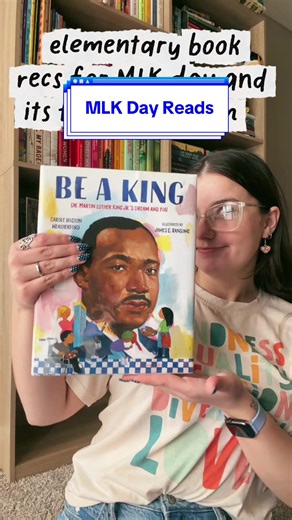 these books are developmentally fitting reads for elementary school students to learn more about MLK and racism @A Kids Book About @Holiday House Books @Bloomsbury Books