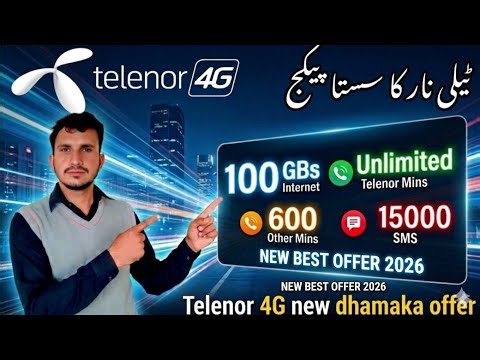 100 GB Telenor Internet 2026 | Telenor Minut unlimited