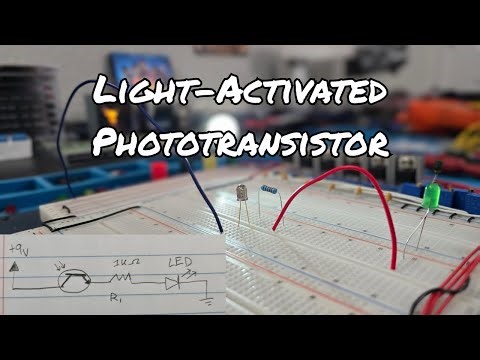 Light-Activated Light Using a Phototransistor