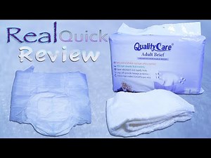 Real Quick Review QualityCare Premium Brief #adultdiaper