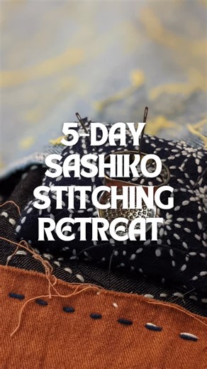 Estelle Center for Creative Arts on Instagram: "Learn the art of Japanese Sashiko stitching with master teacher Atsushi Futatsuya @sashikostory this September! Over five immersive days (Sept 14-18, 2026), you’ll learn the history of Sashiko, discover traditional stitching techniques, and learn to mend with intention and artistry. From the foundational Unshin stitch to the classic Asanoha pattern, you’ll gain skills to transform your wardrobe with timeless, meaningful stitchwork. ✨ Book your spot