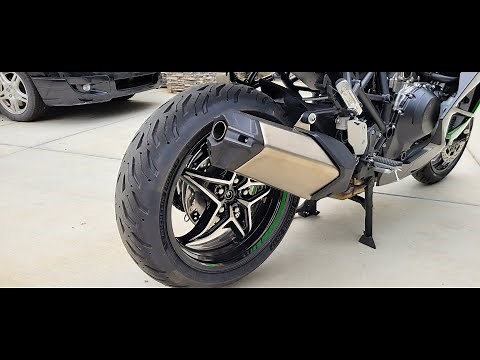 First Impression Michelin Road 6 Sport Touring tire on 2020 Ninja H2 SX SE+