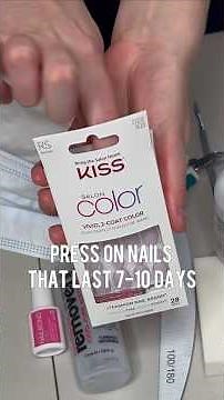 $7+ Press On Nails by Kiss Nails Lasting 7-10 days with NYK1 Super Bond Nail Glue!! 🤑💅🏼
