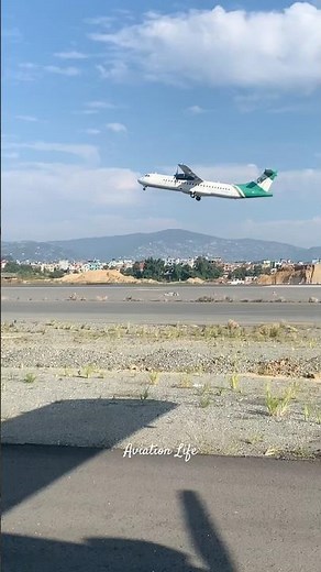 ATR 72-500| Yeti Airlines| Taking off from TIA. #aviation #nepal #planespotting #takeoff #shorts