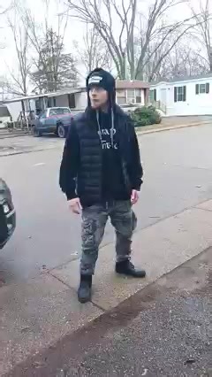 This lunatic maniac is running around the trailer park again. Atleast he's wearing cloths this time! #reels #noodles #cold #viral | Scrap