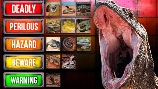 The 10 Most Dangerous Reptiles on Our Terrifying Tier List