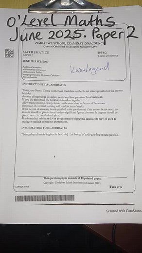 June 2025 O Level Maths Paper 2 Insights and Solutions