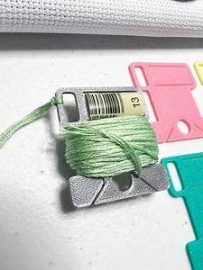 Bobbin Drop With Label Tag Slot | Standard Size | Floss Thread Storage | Cross Stitch, Embroidery and Needlework Organization - Etsy