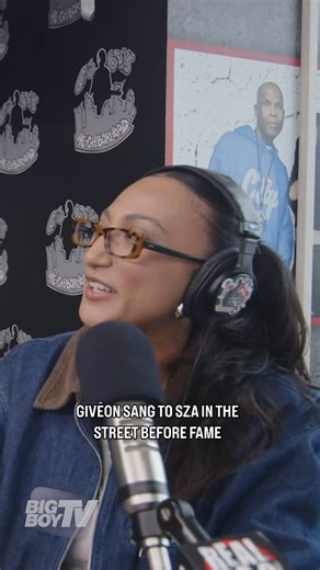 @GIVĒON was on his way to a Bubba Gump Shrimp interview when he stopped to sing to @SZA in the street! 🎤 Hit the link in @bigboysneighborhood bio for the full convo! | Big Boy