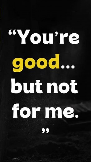 When someone says “you’re great”… this is what it means