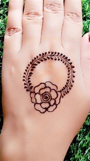Easy stylish mehendi design #mandalamehndi #audio #henna