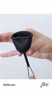 Meet Flex Cup. The beginner-friendly period cup with a pull-tab that removes like a tampon. | The Flex Company