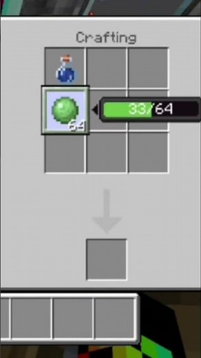 how to craft slime potion in minecraft #minecraft #trending #viral